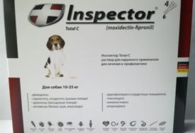 Инспектор собак - инструкция по применению капель, спреев от блох и клещей