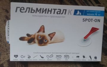 Гельминтал для кошек: инструкция по применению, лекарственные формы и возможные побочные эффекты