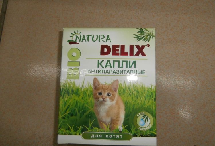Капли Деликс для кошек: показания и инструкция по применению, отзывы